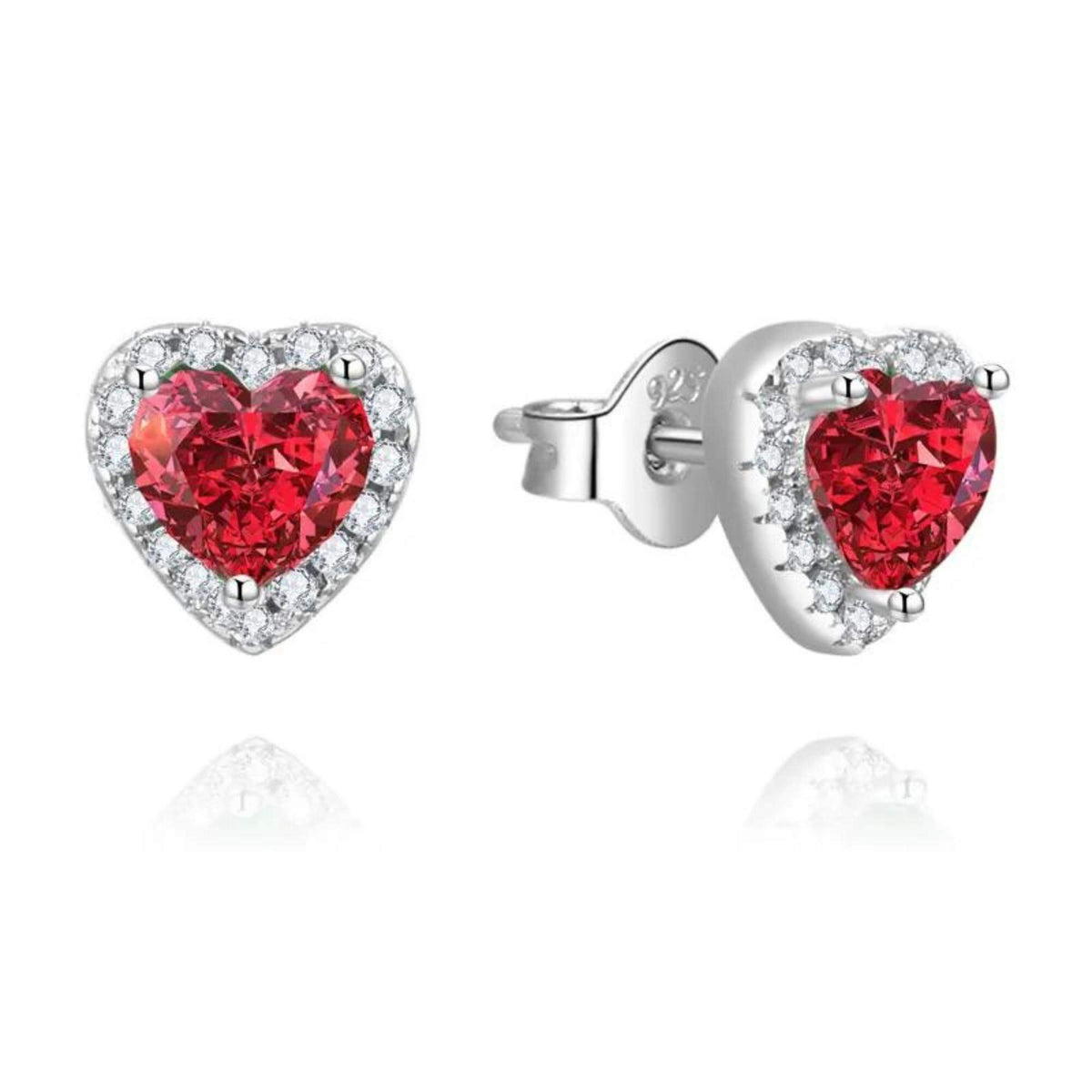 Silver Earrings "Love Story"